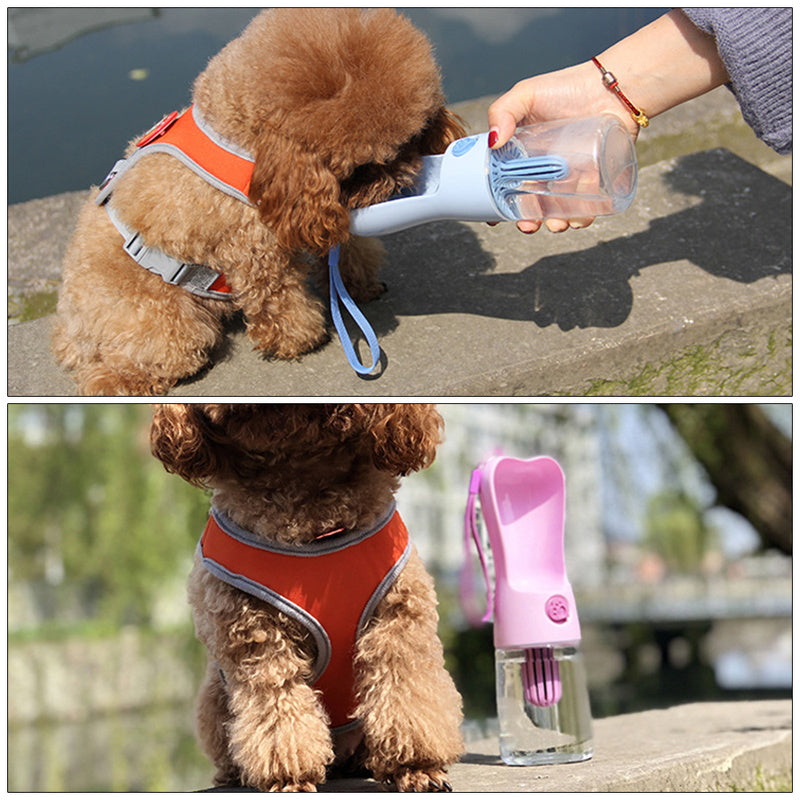 Pet Water Bottle Portable Feeder
