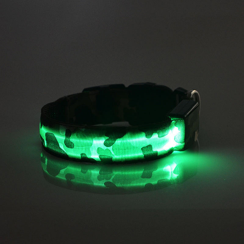 Camouflage pet supplies luminous collar