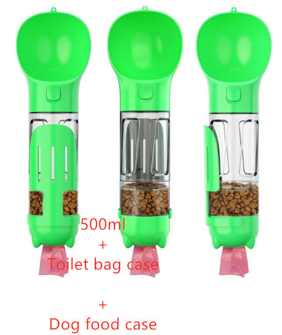 Pet Water Bottle with Bowl