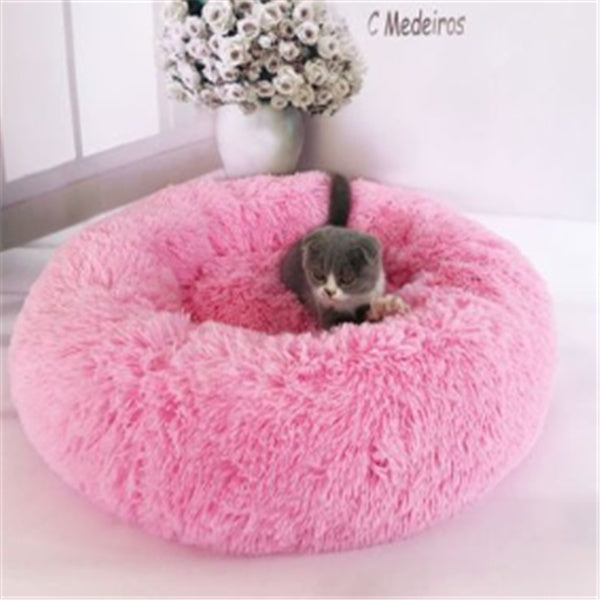 Warm Long-Haired Cat Bed