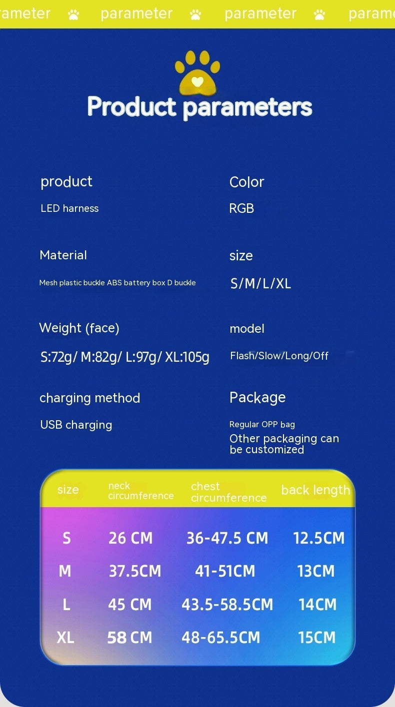 Reflective Safety Dog Harness