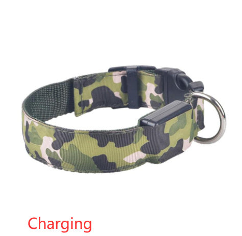 Camouflage pet supplies luminous collar