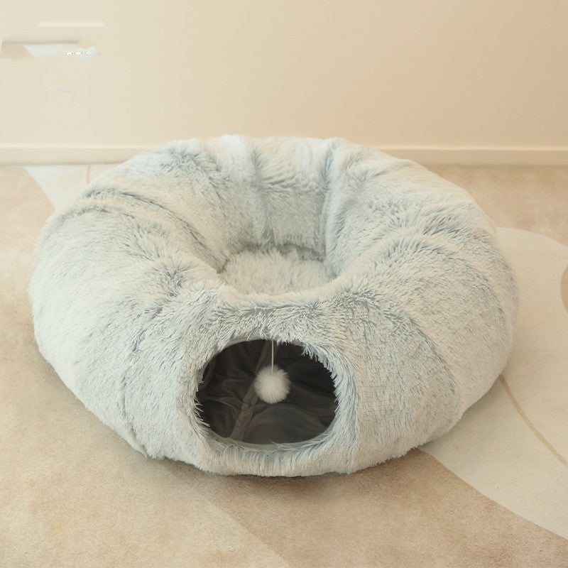 Cozy 4-Season Enclosed Cat Tunnel