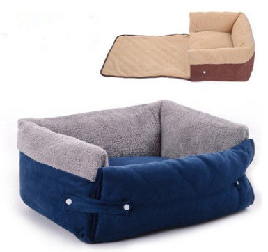 Removable Pet Bed with Blanket