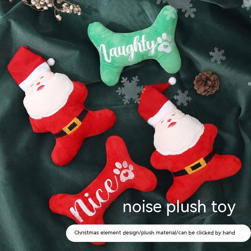 Plush Christmas Dog Toy