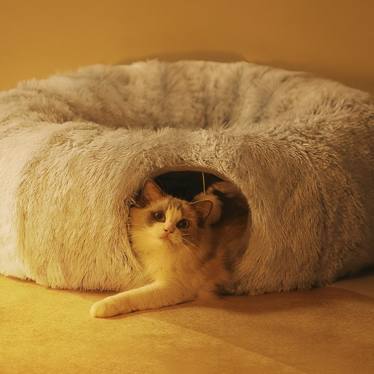 Cozy 4-Season Enclosed Cat Tunnel