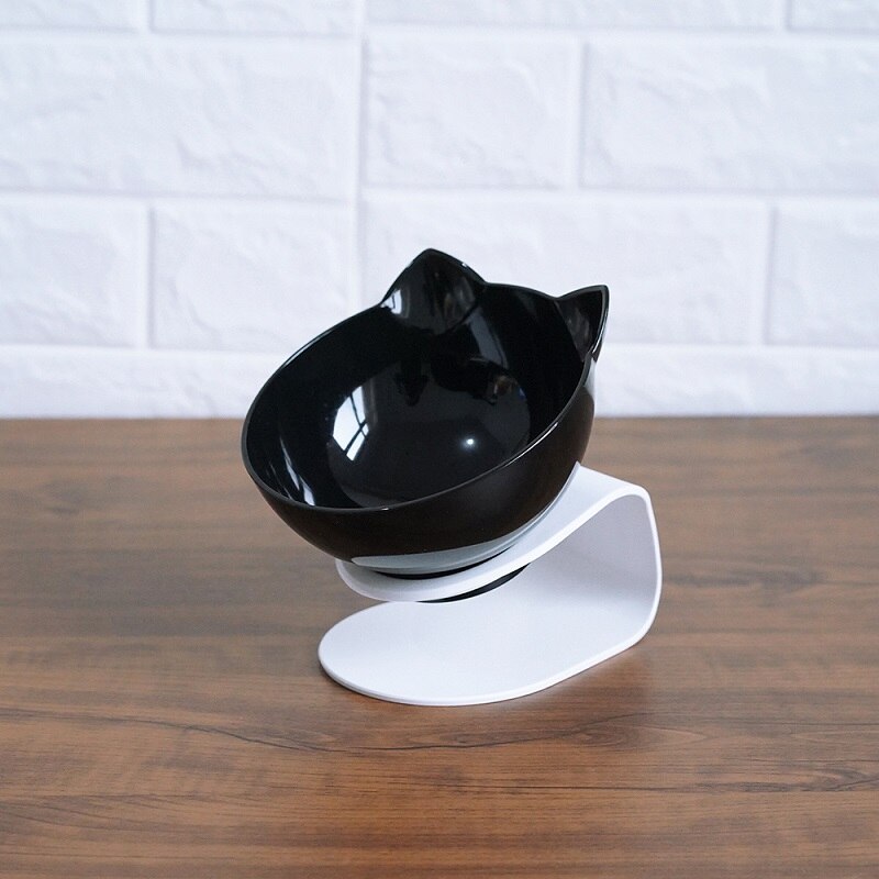 Ergonomic Double Cat Bowl