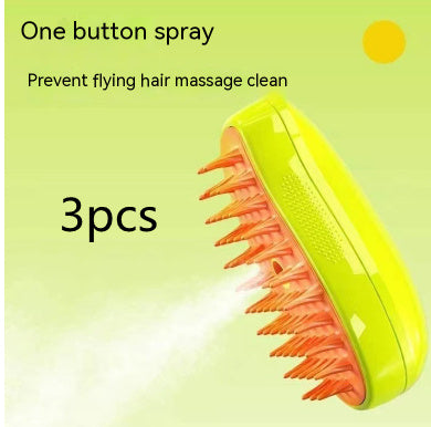 Electric Steam Cat Grooming Brush
