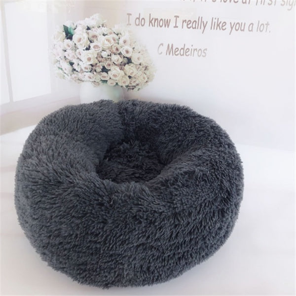 Warm Long-Haired Cat Bed