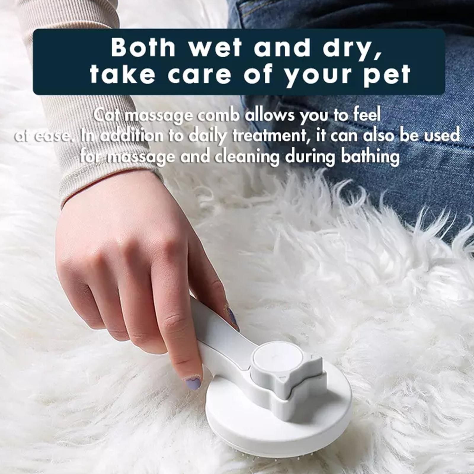 Self-Cleaning Pet Grooming Brush