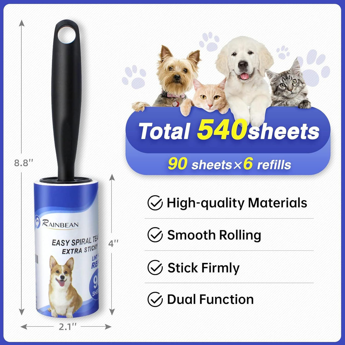 Extra Sticky Pet Hair Roller