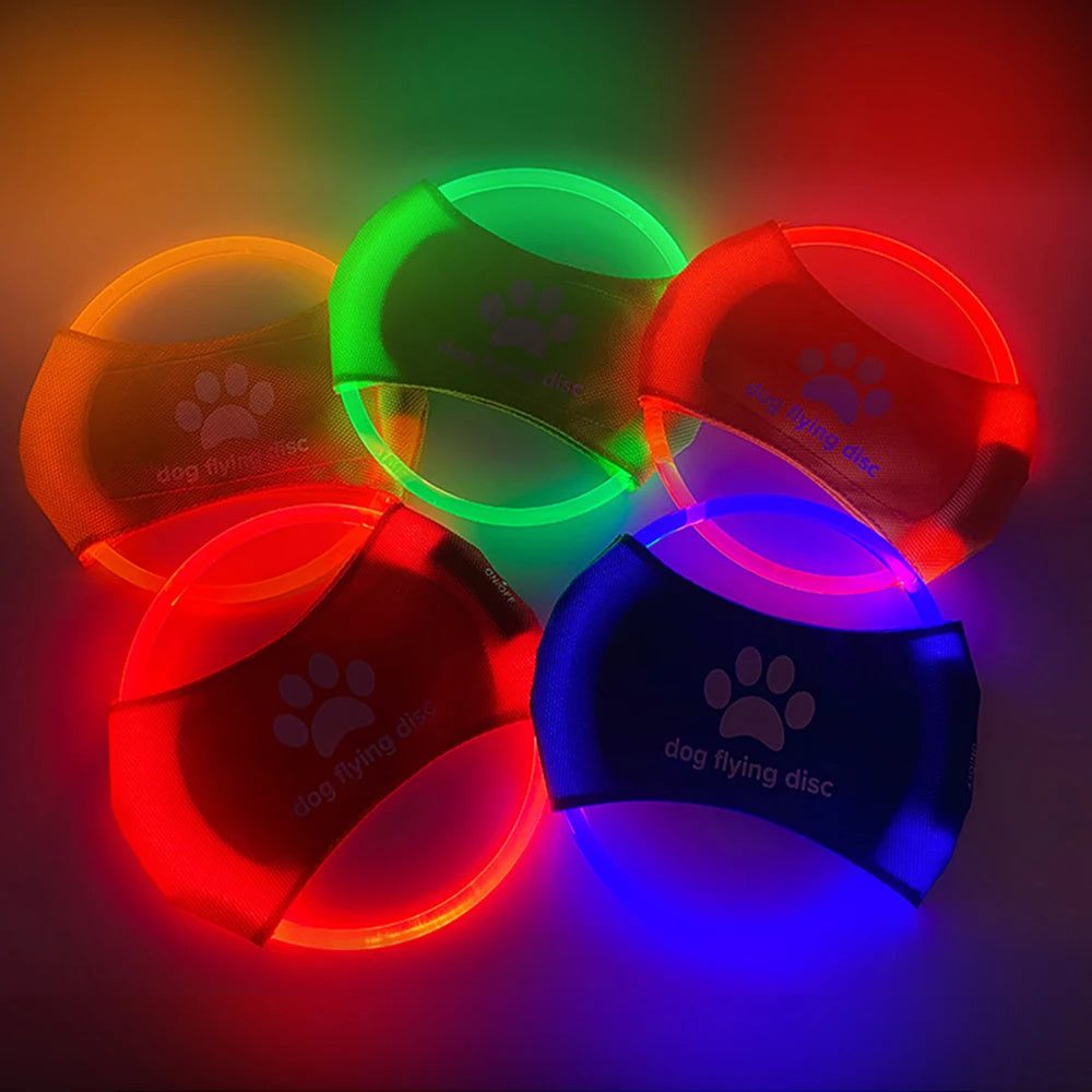 LED Glow Dog Flying Disc