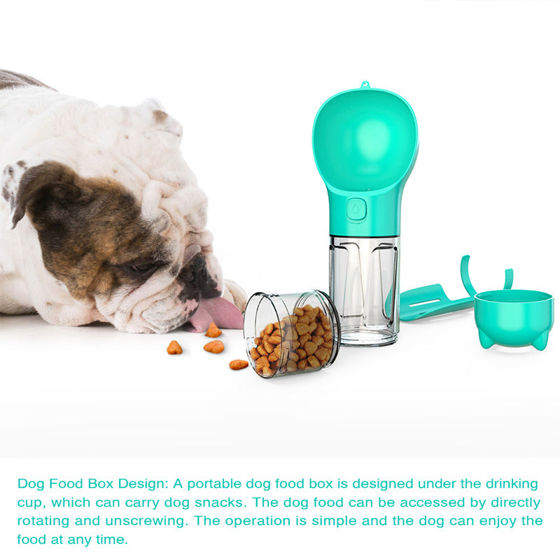 Pet Water Bottle with Bowl