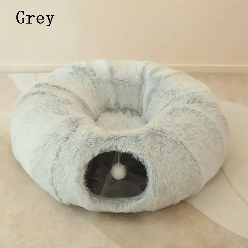 Plush Winter Cat Bed