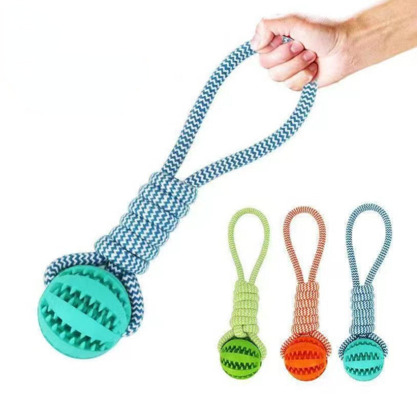 Durable Rubber Treat Ball for Dogs