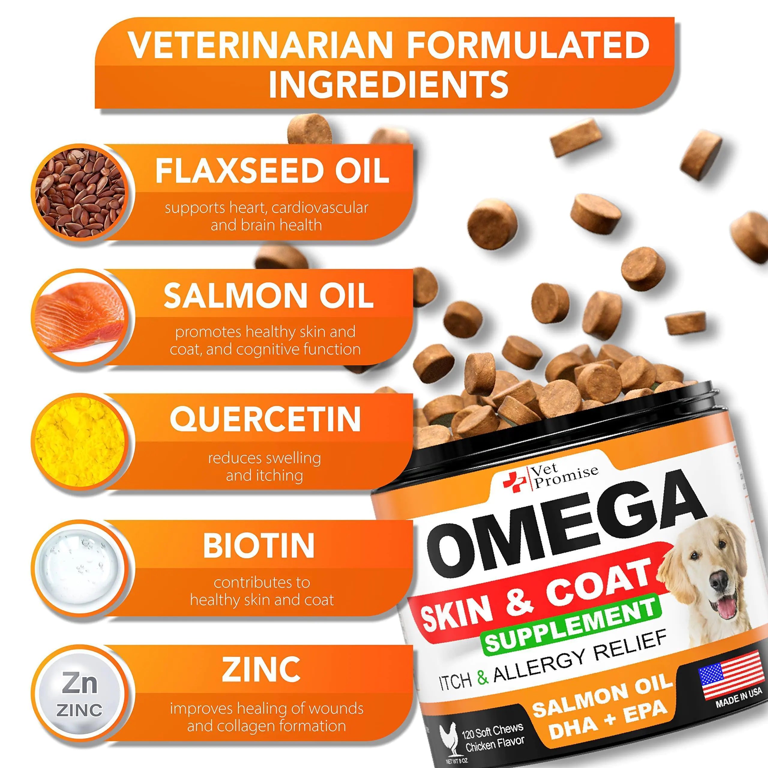 Skin & Coat Dog Supplement